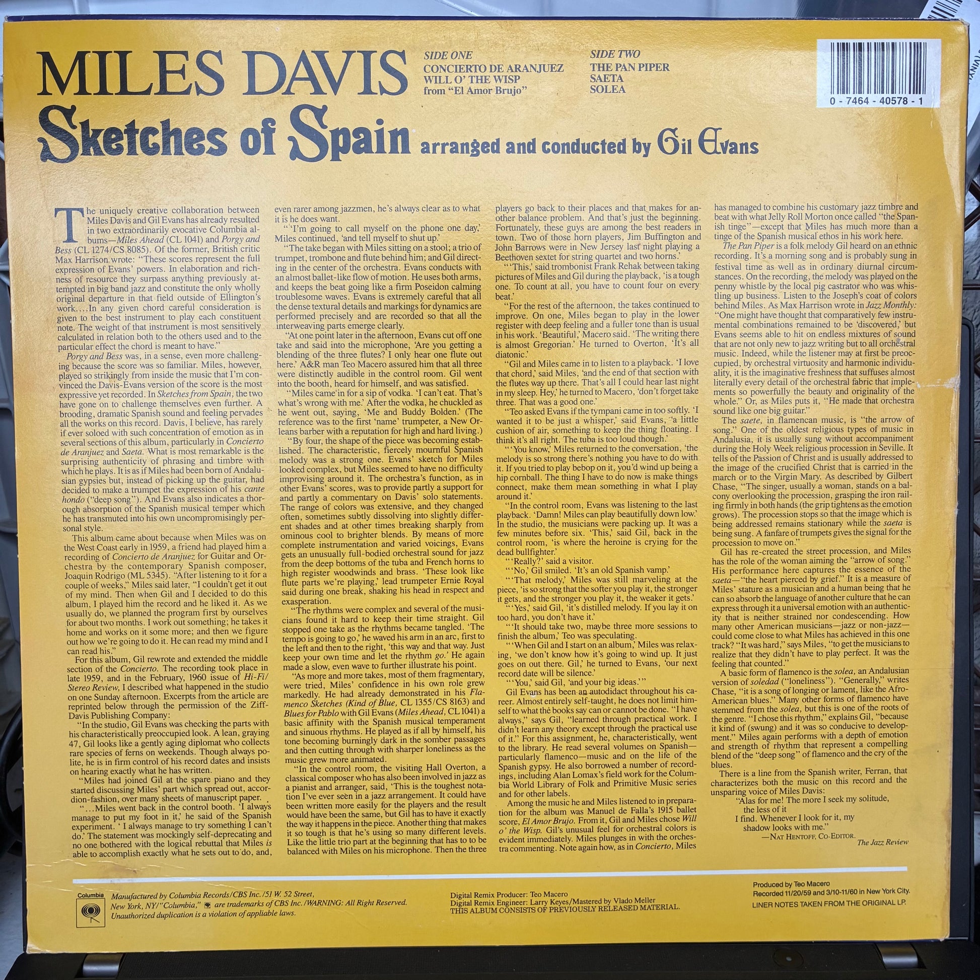 Sketches Of Spain (VINYL) | - JAZZ / USED *NEAR MINT*