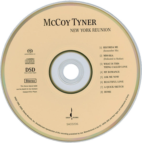 McCoy Tyner Quartet - New York Reunion (SACD) | Near Mint (NM) Near Mint (NM) - JAZZ / USED *NEAR MINT*