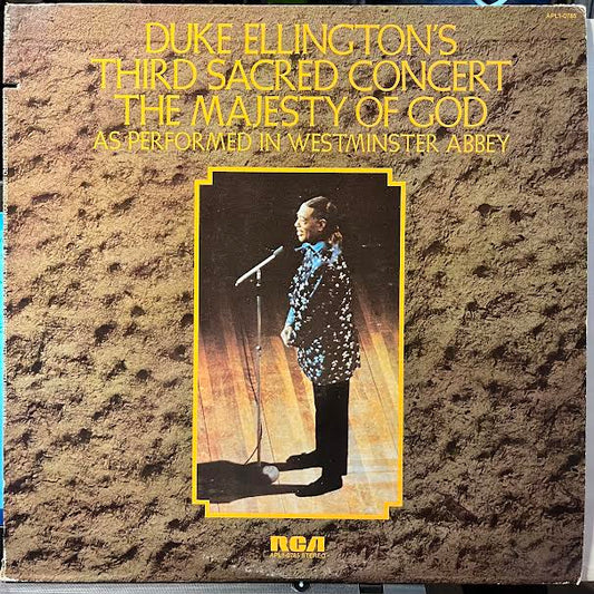 Duke Ellington's Third Sacred Concert, The Majesty Of God, As Performed In Westminster Abbey (VINYL) | Near Mint (NM) Excellent+ (EX+) - JAZZ / USED *NEAR MINT*