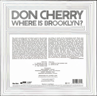 Don Cherry - Where Is Brooklyn? (VINYL LP BLUE NOTE 3876171 2022) | Near Mint (NM or M-) Near Mint (NM) - JAZZ / USED *NEAR MINT*
