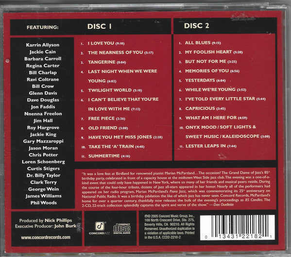 85 Candles - Live In New York (2xCD) | Near Mint (NM) Near Mint (NM) - JAZZ / USED *NEAR MINT*