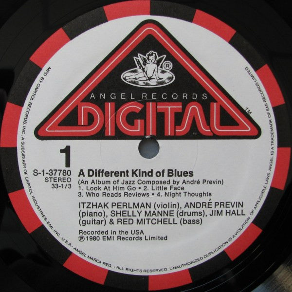 Itzhak Perlman - A Different Kind Of Blues (An Album Of Jazz Composed By André Previn) | Near Mint (NM) Near Mint (NM) - JAZZ / USED *NEAR MINT*