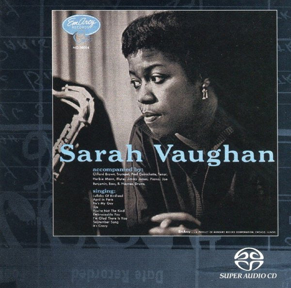 Sarah Vaughan - Sarah Vaughan (SACD) | Near Mint (NM) Near Mint (NM) - JAZZ / USED *NEAR MINT*