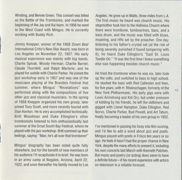 Mingus Ah Um (SACD) | Near Mint (NM or M-) Near Mint (NM or M-) - JAZZ / USED *NEAR MINT*