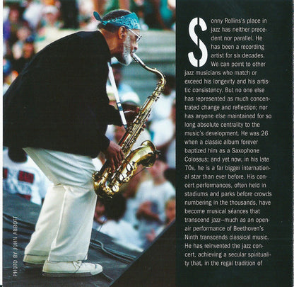 Sonny Rollins - Road Shows, Vol. 1 (CD) | Near Mint (NM) Near Mint (NM) - JAZZ / USED *NEAR MINT*