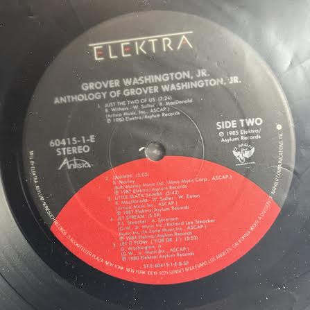 Anthology Of Grover Washington Jr. (VINYL) | Near Mint (NM or M-) Excellent+ (EX+) - JAZZ / USED *NEAR MINT*