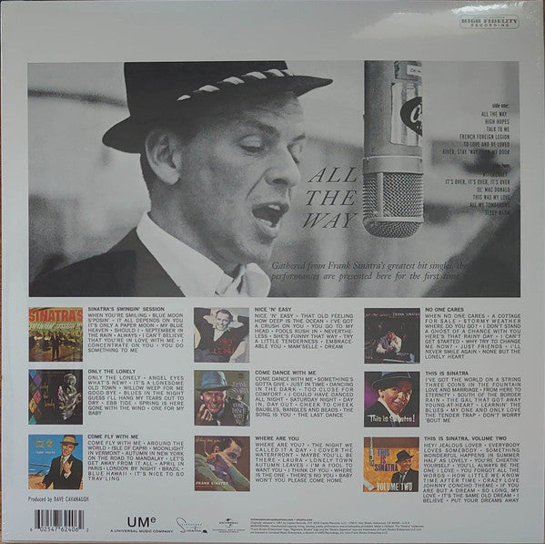 Frank Sinatra - All The Way (VINYL) | Near Mint (NM) Excellent+ (EX+) - JAZZ / USED *NEAR MINT*