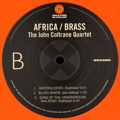 The John Coltrane Quartet - Africa / Brass (VINYL LP WAXTIME IN COLOR 950686 2019) | Near Mint (NM or M-) Near Mint (NM) - JAZZ / USED *NEAR MINT*