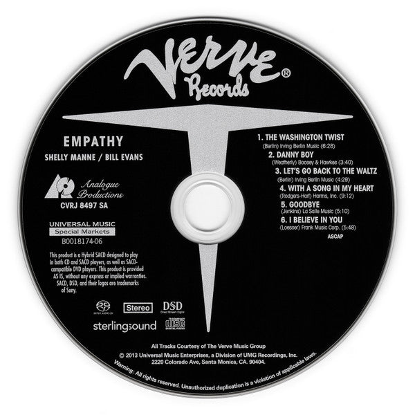 Empathy (SACD) | Near Mint (NM or M-) Near Mint (NM or M-) - JAZZ / USED *NEAR MINT*