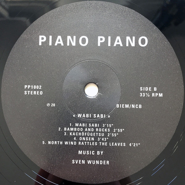 Sven Wunder - Wabi Sabi (VINYL LP) | USED - JAZZ / USED *NEAR MINT*