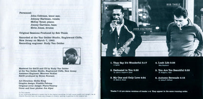 John Coltrane And Johnny Hartman (SACD) | Near Mint (NM or M-) Very Good Plus (VG+) - JAZZ / USED *NEAR MINT*