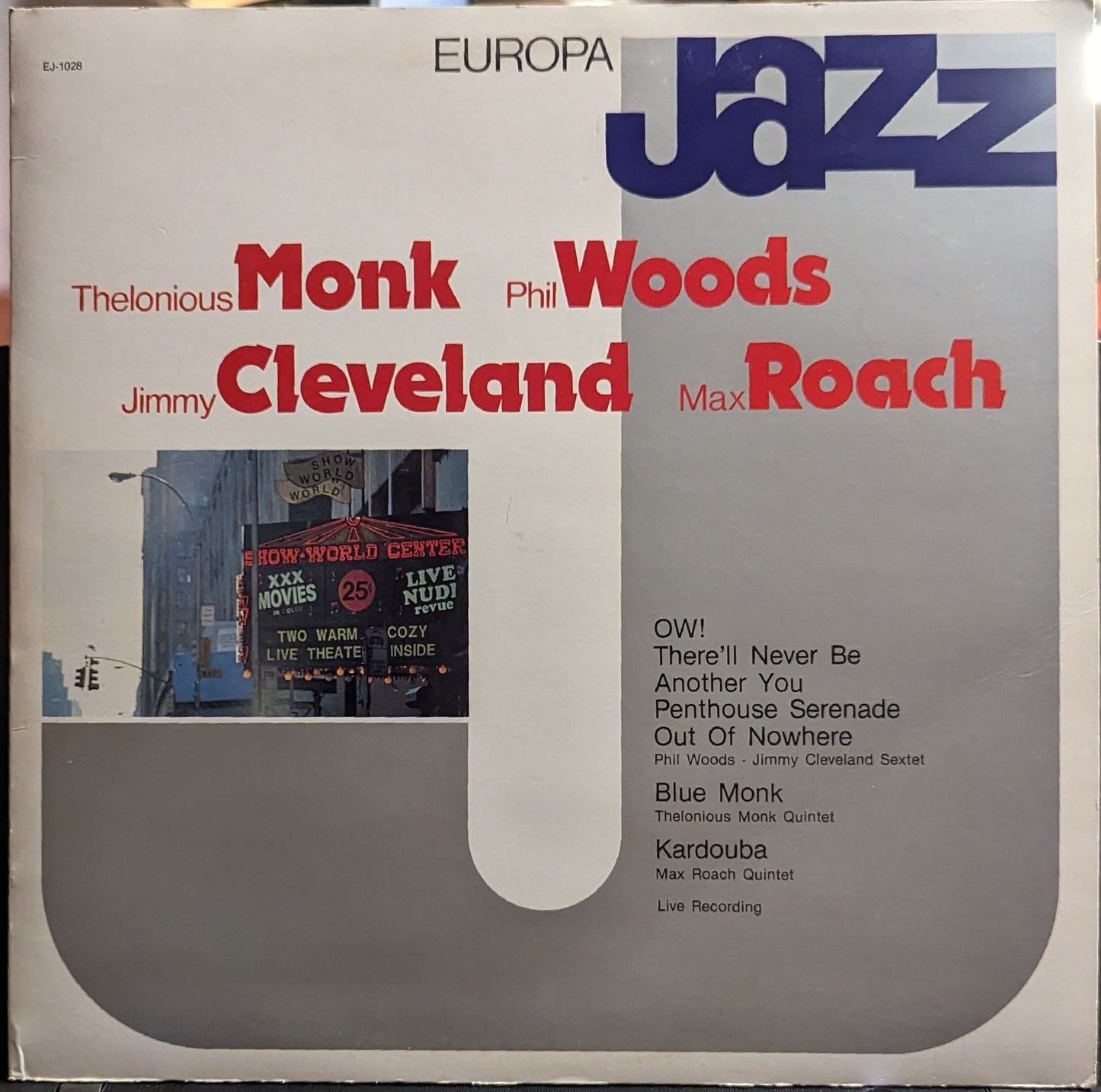 Thelonious Monk - Europa Jazz *ITALY* | Near Mint (NM) Excellent (EX) - JAZZ / USED *NEAR MINT*