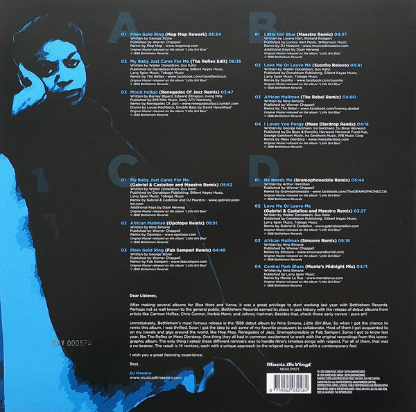 Little Girl Blue (Remixed) (2xVINYL) | Near Mint (NM) Near Mint (NM) - JAZZ / USED *NEAR MINT*