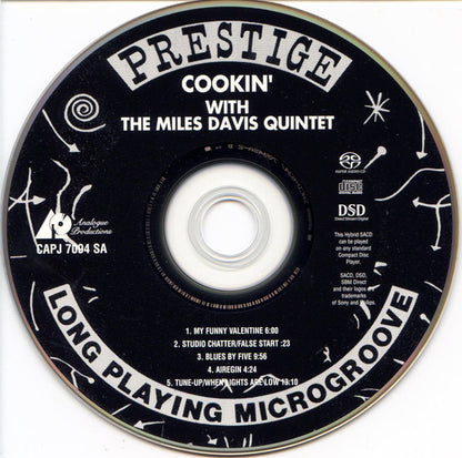 Cookin' With The Miles Davis Quintet (SACD) | Near Mint (NM or M-) Near Mint (NM or M-) - JAZZ / USED *NEAR MINT*