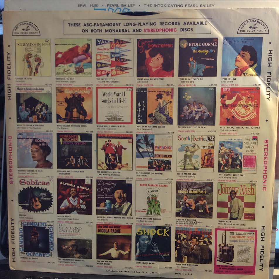 The Intoxicating Pearl Bailey (VINYL) | Near Mint (NM) Near Mint- (NM-) - JAZZ / USED *NEAR MINT*