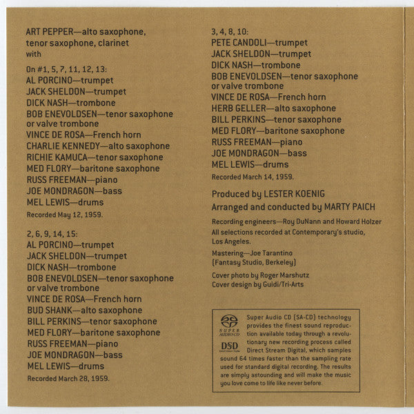 Art Pepper - Art Pepper + Eleven (Modern Jazz Classics)(SACD) | Near Mint (NM) Near Mint (NM) - JAZZ / USED *NEAR MINT*