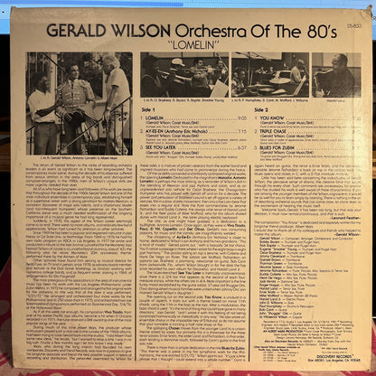 Gerald Wilson Orchestra Of The 80's - Lomelin *DBX* | Near Mint (NM) Excellent (EX) - JAZZ / USED *NEAR MINT*