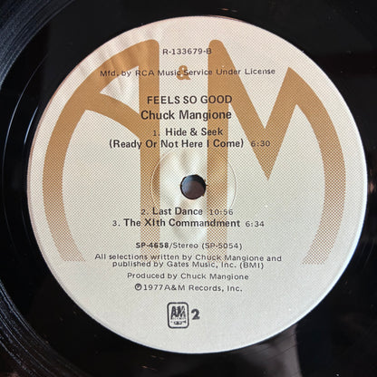 Chuck Mangione - Feels So Good (VINYL LP A&M Records ‎– SP-4658) | Near Mint (NM or M-) Excellent (EX) - JAZZ / USED *NEAR MINT*