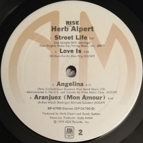 Rise (VINYL) | Near Mint (NM) Near Mint (NM) - JAZZ / USED *NEAR MINT*