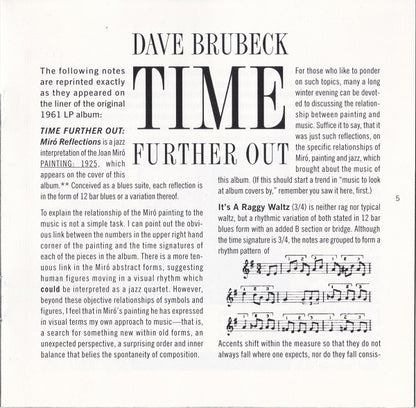 Time Further Out (Miro Reflections) (CD) | - JAZZ / USED *NEAR MINT*