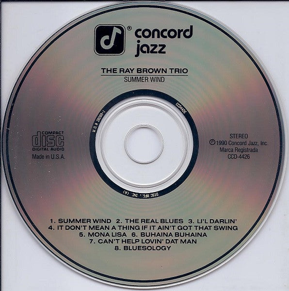 Summer Wind (Live At The Loa) (CD) | Near Mint (NM) Near Mint (NM) - JAZZ / USED *NEAR MINT*