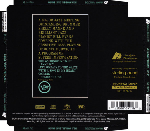 Empathy (SACD) | Near Mint (NM or M-) Near Mint (NM or M-) - JAZZ / USED *NEAR MINT*