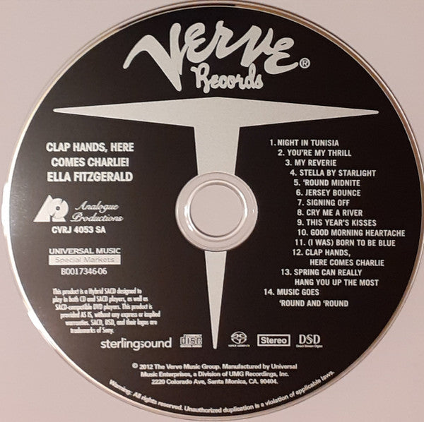 Clap Hands, Here Comes Charlie! (SACD) | Near Mint (NM) Near Mint (NM) - JAZZ / USED *NEAR MINT*