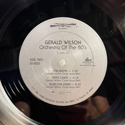 Gerald Wilson Orchestra Of The 80's - Lomelin *DBX* | Near Mint (NM) Excellent (EX) - JAZZ / USED *NEAR MINT*