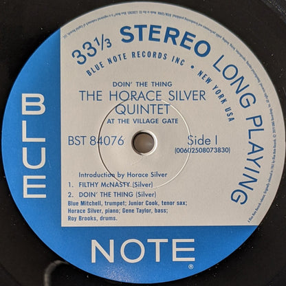Doin' The Thing - At The Village Gate (VINYL) | Near Mint (NM or M-) Near Mint (NM or M-) - JAZZ / USED *NEAR MINT*