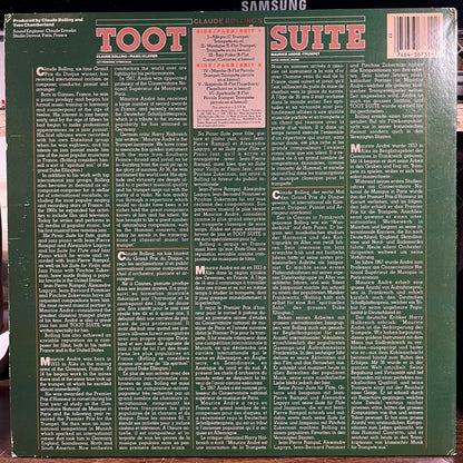 Bolling: Toot Suite (LP) | Near Mint (NM) Excellent+ (EX+) - JAZZ / USED *NEAR MINT*