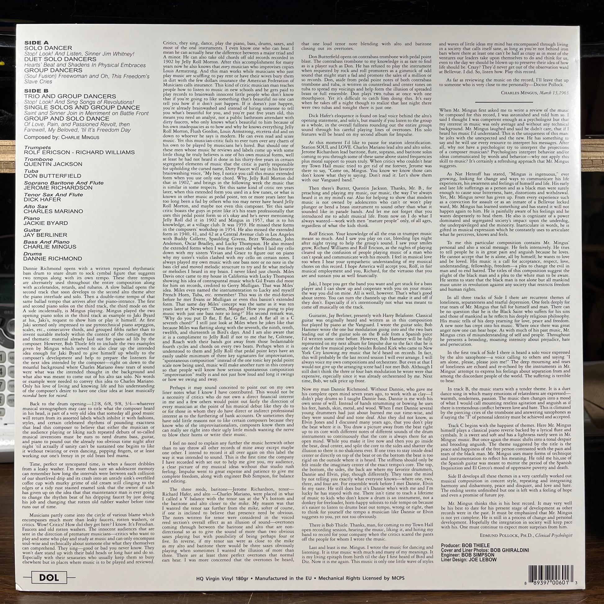The Black Saint And The Sinner Lady (VINYL) | Near Mint (NM) Near Mint (NM) - JAZZ / USED *NEAR MINT*