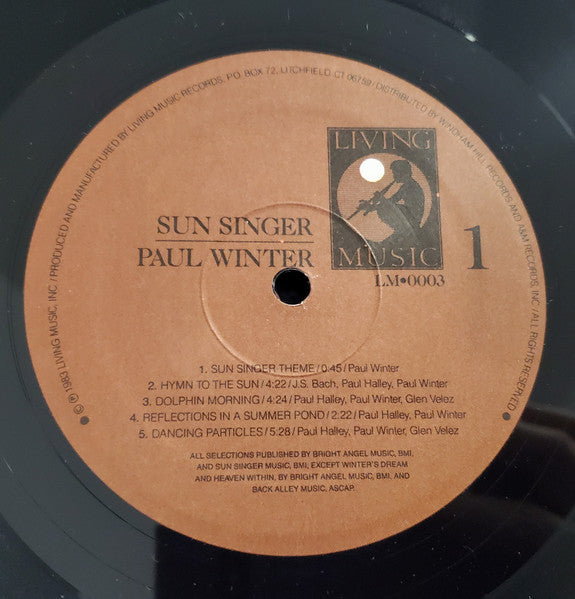 Paul Winter (2) - Sun Singer *SHRINK* | Near Mint (NM) Near Mint (NM) - JAZZ / USED *NEAR MINT*