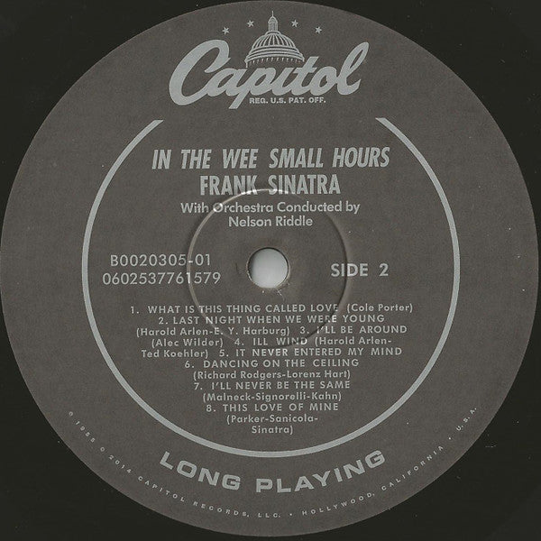 Frank Sinatra - In The Wee Small Hours (VINYL) | Near Mint (NM) Near Mint (NM) - JAZZ / USED *NEAR MINT*