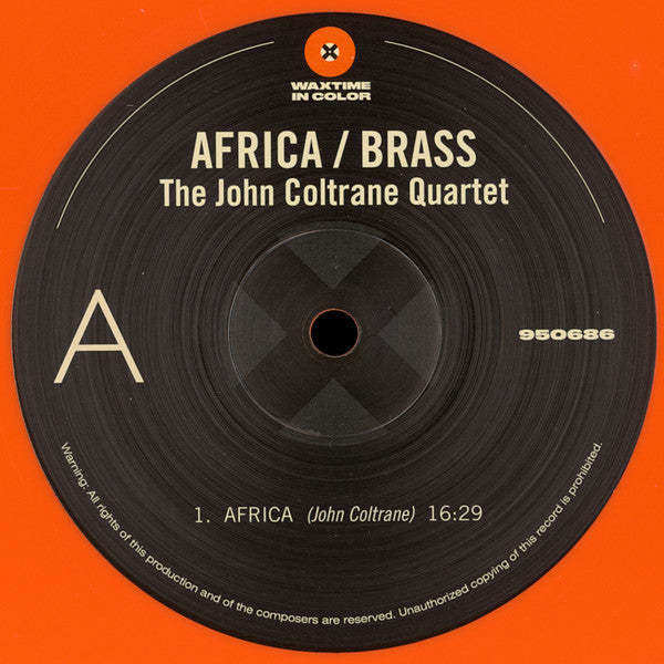 The John Coltrane Quartet - Africa / Brass (VINYL LP WAXTIME IN COLOR 950686 2019) | Near Mint (NM or M-) Near Mint (NM) - JAZZ / USED *NEAR MINT*