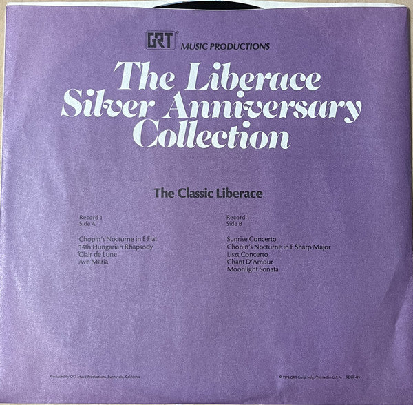 Liberace - The Liberace Silver Anniversary Collection (5x VINYL BOXSET GRT ‎– 9D07) | USED Near Mint (NM or M-) Excellent (EX) - JAZZ / USED *NEAR MINT*