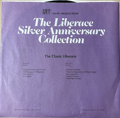 Liberace - The Liberace Silver Anniversary Collection (5x VINYL BOXSET GRT ‎– 9D07) | USED Near Mint (NM or M-) Excellent (EX) - JAZZ / USED *NEAR MINT*