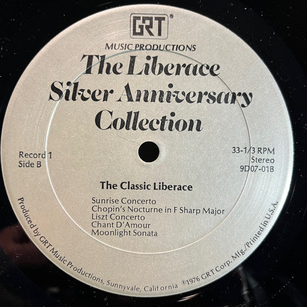 Liberace - The Liberace Silver Anniversary Collection (5x VINYL BOXSET GRT ‎– 9D07) | USED Near Mint (NM or M-) Excellent (EX) - JAZZ / USED *NEAR MINT*