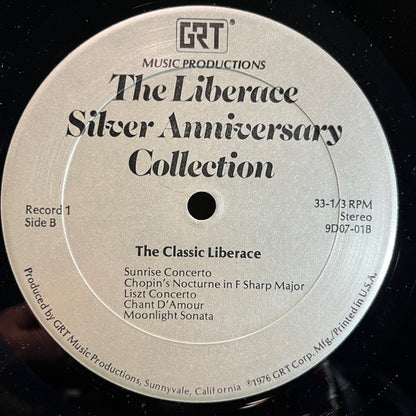 Liberace - The Liberace Silver Anniversary Collection (5x VINYL BOXSET GRT ‎– 9D07) | USED Near Mint (NM or M-) Excellent (EX) - JAZZ / USED *NEAR MINT*