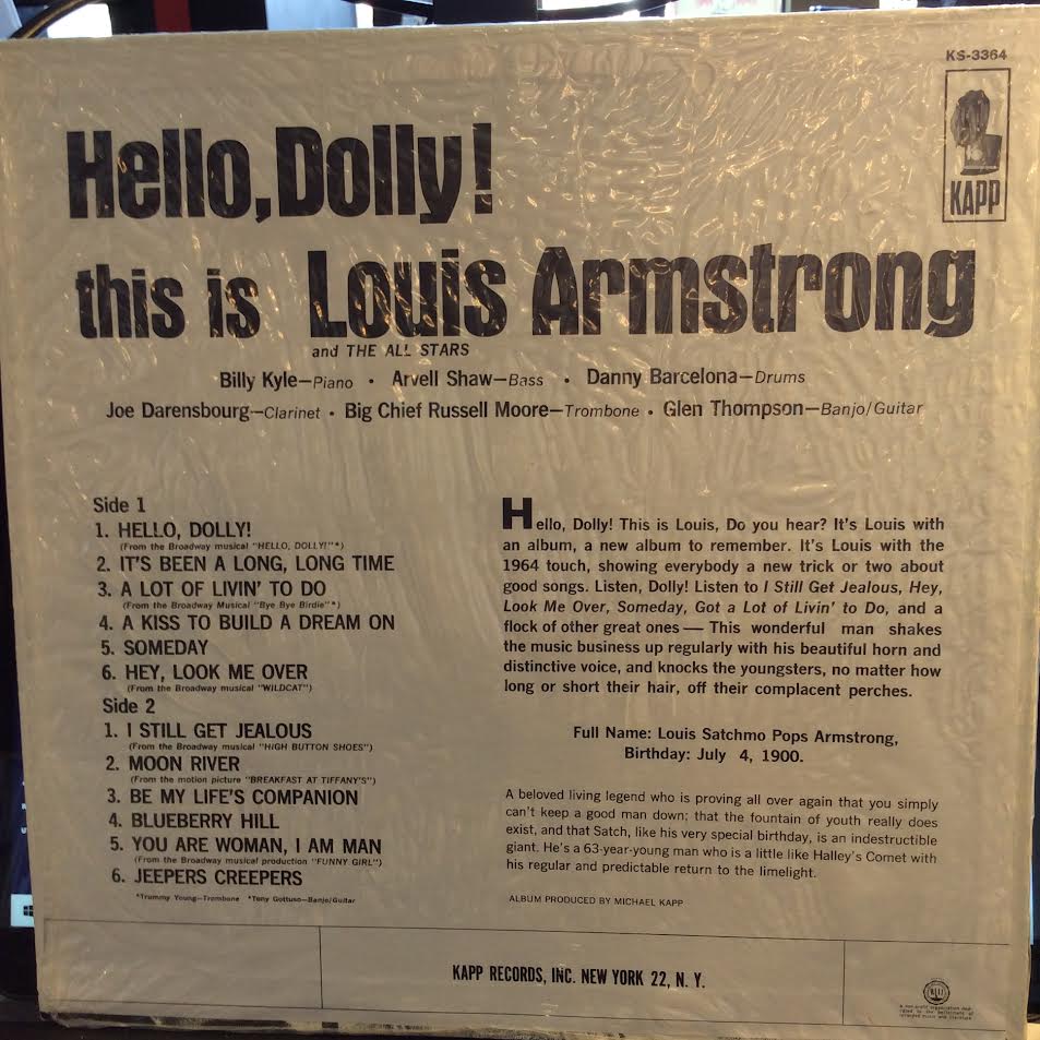 Hello, Dolly! (VINYL) | Near Mint (NM) Near Mint (NM) - JAZZ / USED *NEAR MINT*