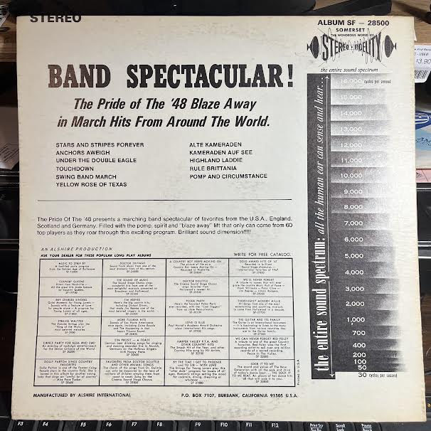 March Band Spectacular (VINYL) | Near Mint (NM or M-) Excellent+ (EX+) - JAZZ / USED *NEAR MINT*