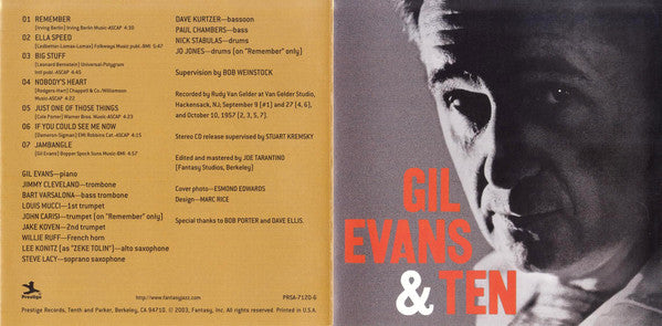Gil Evans & Ten (SACD) | Near Mint (NM or M-) Near Mint (NM or M-) - JAZZ / USED *NEAR MINT*