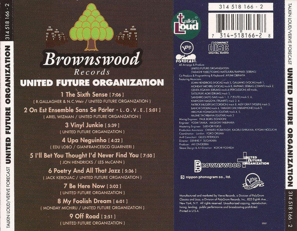United Future Organization CD) | Near Mint (NM) Near Mint (NM) - JAZZ / USED *NEAR MINT*