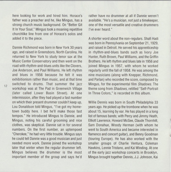 Mingus Ah Um (SACD) | Near Mint (NM or M-) Near Mint (NM or M-) - JAZZ / USED *NEAR MINT*