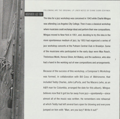 Mingus Ah Um (SACD) | Near Mint (NM or M-) Near Mint (NM or M-) - JAZZ / USED *NEAR MINT*