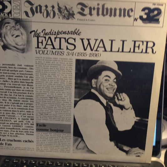 The Indispensable Fats Waller - Volumes 3/4 (1935-1936) (2xVINYL) | Near Mint (NM) Excellent+ (EX+) - JAZZ / USED *NEAR MINT*