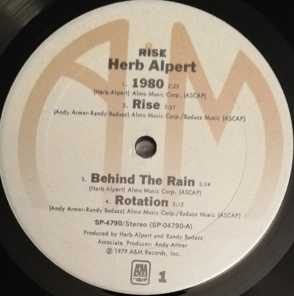Rise (VINYL) | Near Mint (NM) Near Mint (NM) - JAZZ / USED *NEAR MINT*