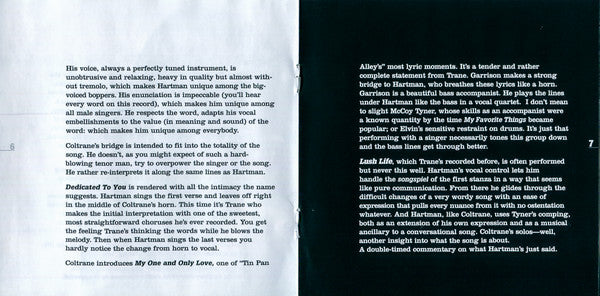 John Coltrane And Johnny Hartman (SACD) | Near Mint (NM or M-) Very Good Plus (VG+) - JAZZ / USED *NEAR MINT*