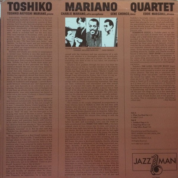 Toshiko Mariano Quartet - Toshiko Mariano Quartet | Near Mint (NM) Near Mint (NM) - JAZZ / USED *NEAR MINT*
