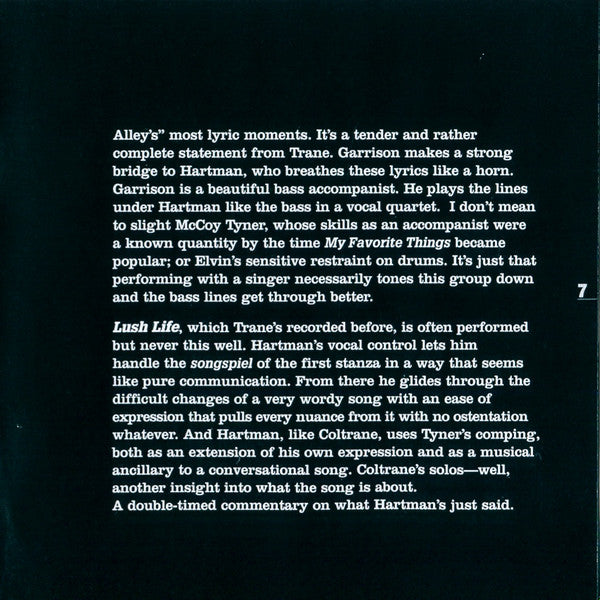 John Coltrane And Johnny Hartman (SACD) | Near Mint (NM or M-) Very Good Plus (VG+) - JAZZ / USED *NEAR MINT*