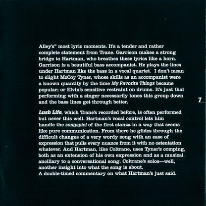 John Coltrane And Johnny Hartman (SACD) | Near Mint (NM or M-) Very Good Plus (VG+) - JAZZ / USED *NEAR MINT*